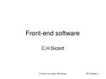 Front-end software - slide 1