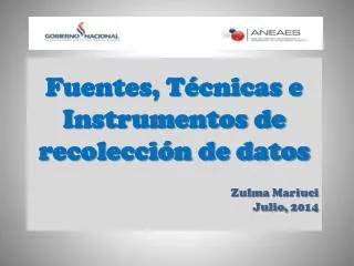 fuentes t cnicas e instrumentos de recolecci n de datos