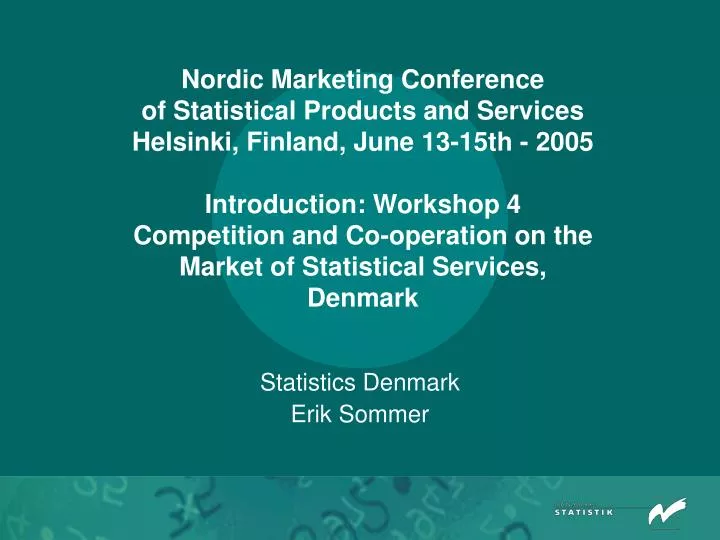 statistics denmark erik sommer