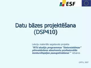 datu b zes projekt ana dsp410