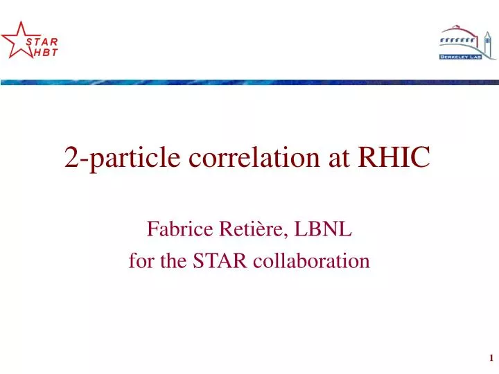 2 particle correlation at rhic