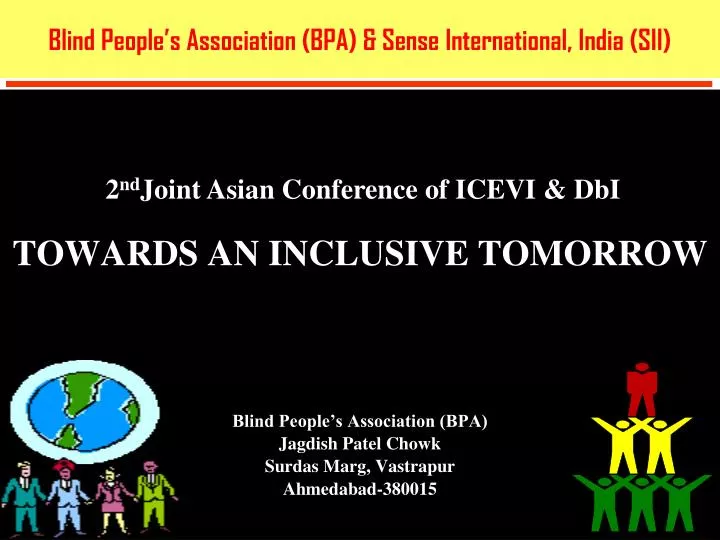 blind people s association bpa sense international india sii