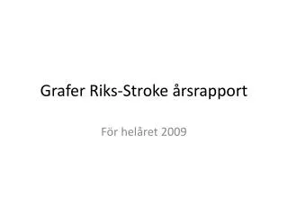 grafer riks stroke rsrapport