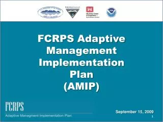 FCRPS Adaptive Management Implementation Plan (AMIP)