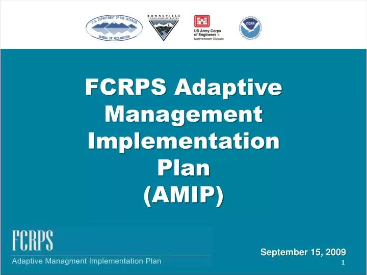 fcrps adaptive management implementation plan amip