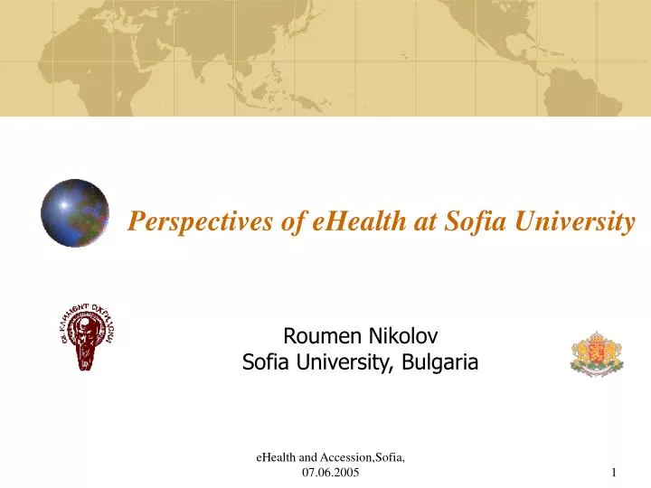 perspectives of ehealth at sofia university