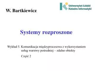 systemy rozproszone