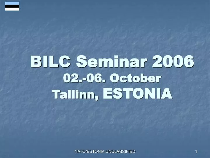 bilc seminar 2006 02 06 october tallinn estonia