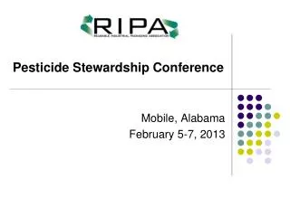 Mobile, Alabama February 5-7, 2013