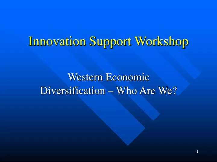 innovation support workshop