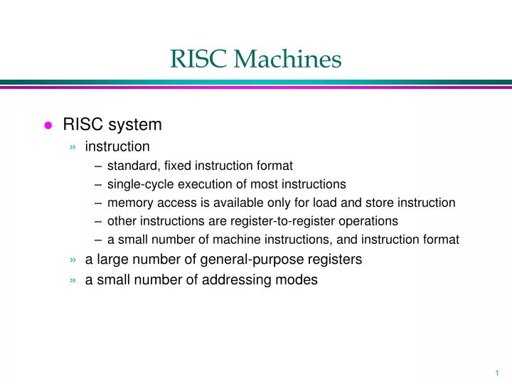 risc machines