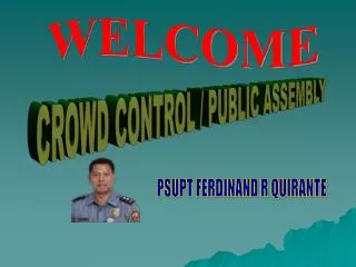 PSUPT FERDINAND R QUIRANTE