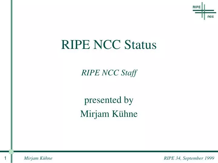 ripe ncc status