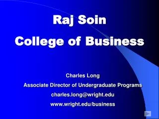 Raj Soin College of Business