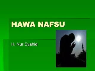 hawa nafsu