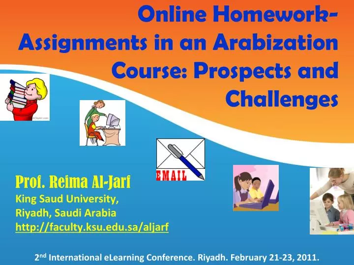 online homework assignments in an arabization course prospects and challenges