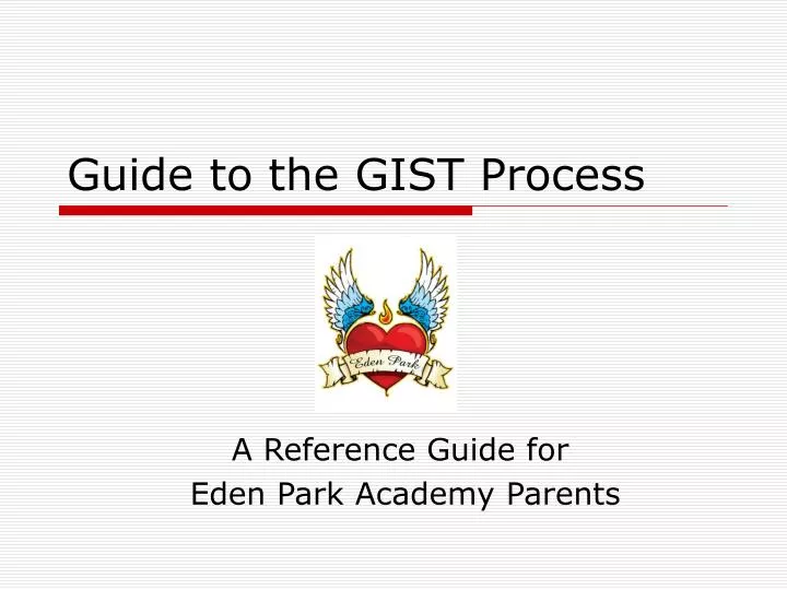 guide to the gist process