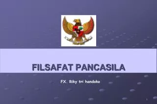 filsafat pancasila