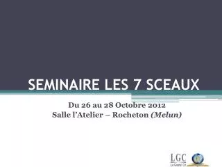 seminaire les 7 sceaux