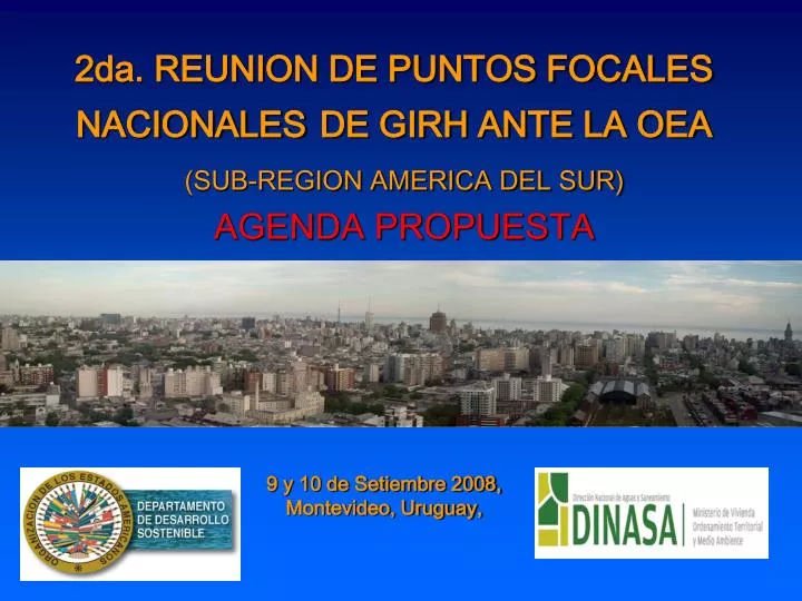 2da reunion de puntos focales nacionales de girh ante la oea