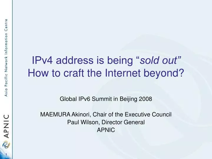 ipv4 address is being sold out how to craft the internet beyond