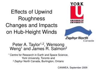 Effects of Upwind Roughness Changes and Impacts on Hub-Height Winds