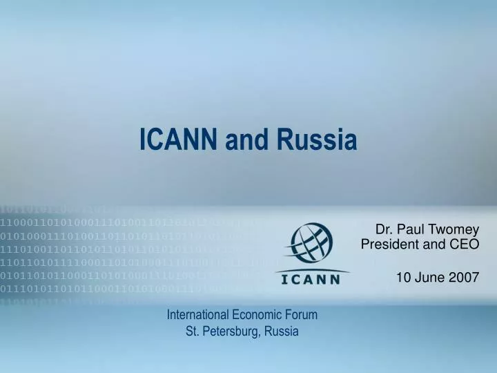 icann and russia