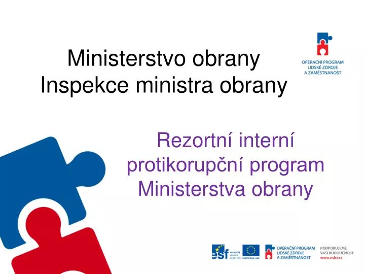 ministerstvo obrany inspekce ministra obrany