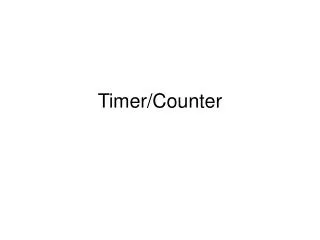 timer counter