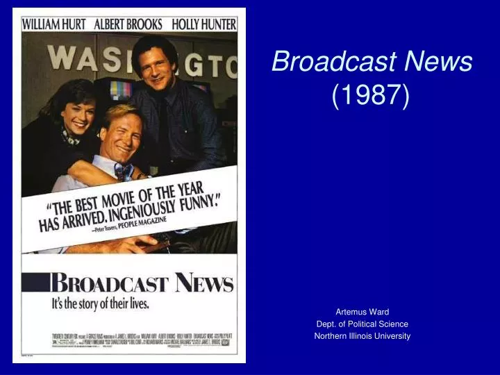 broadcast news 1987