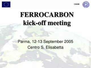 FERROCARBON kick-off meeting