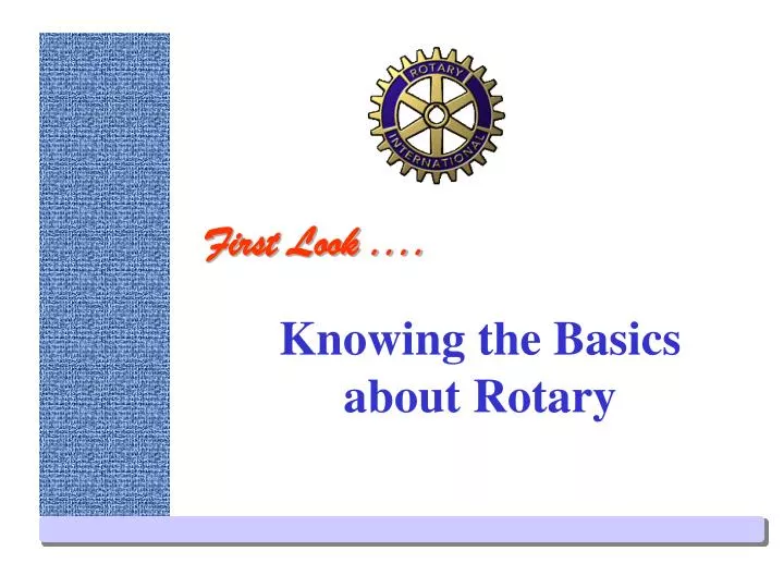 knowing the basics about rotary