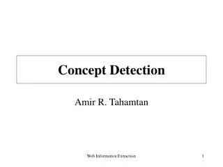 Concept Detection