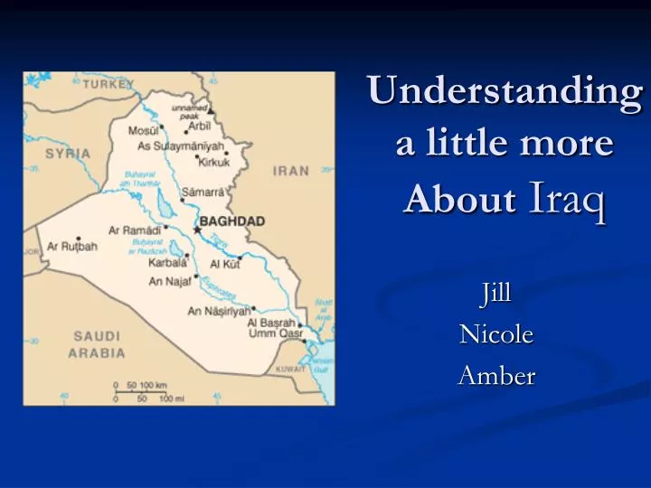 understanding a little more about iraq