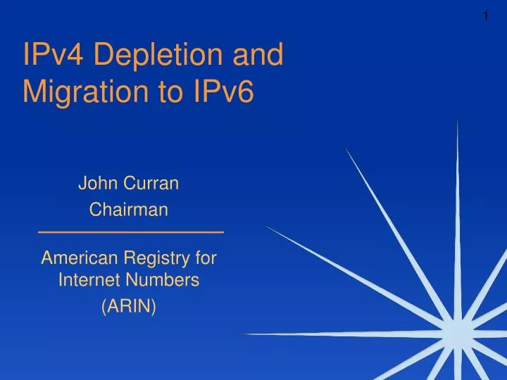 ipv4 depletion and migration to ipv6