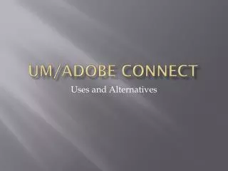 UM/Adobe Connect
