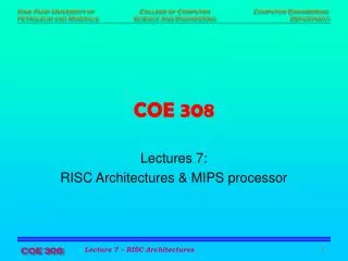 COE 308