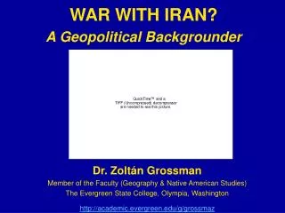 WAR WITH IRAN? A Geopolitical Backgrounder