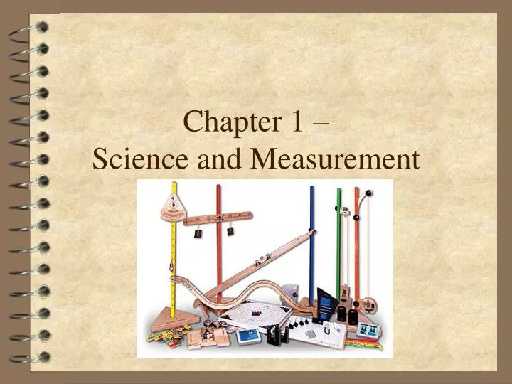 chapter 1 science and measurement