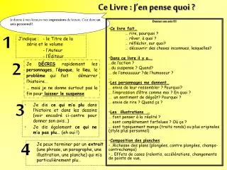 ce livre j en pense quoi