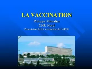 la vaccination