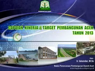 capaian kinerja target p embangunan aceh tahun 2013