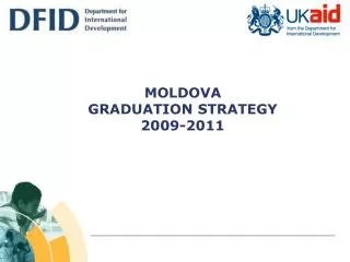 MOLDOVA GRADUATION STRATEGY 2009-2011