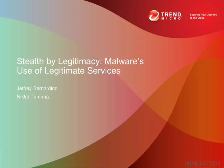 stealth by legitimacy malware s use of legitimate services