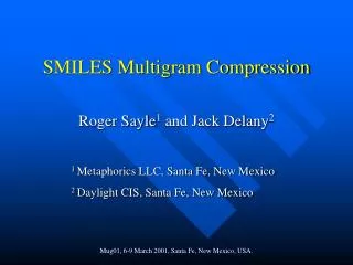 SMILES Multigram Compression