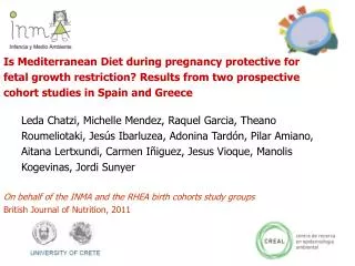 Diet in pregnancy