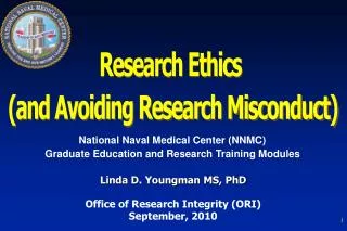 Research Ethics (and Avoiding Research Misconduct)