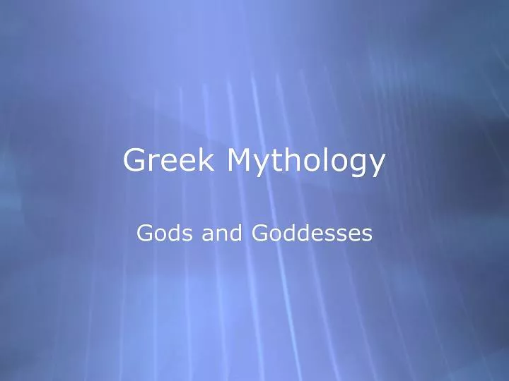 greek mythology