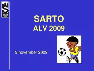 sarto alv 2009
