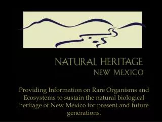 Natural Heritage New Mexico